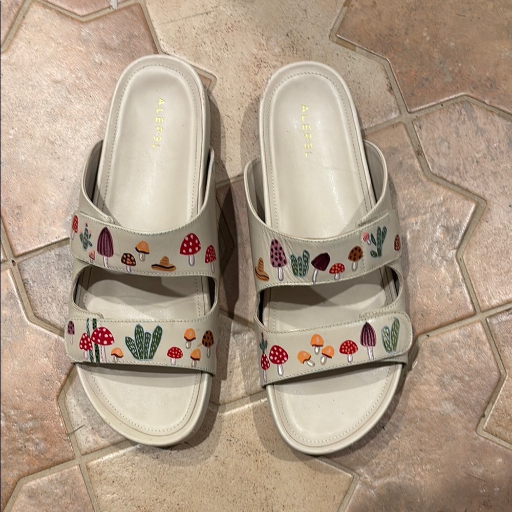 Colorful Mushroom Slide Sandals